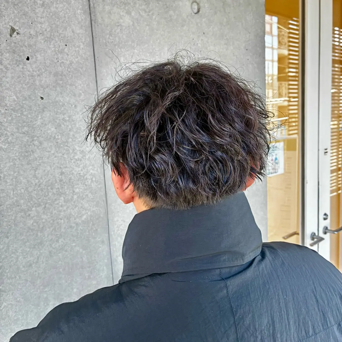 メンズ カット パーマ 遠藤姫花 𝒂𝒔𝒉草加𓂃のヘアスタイル