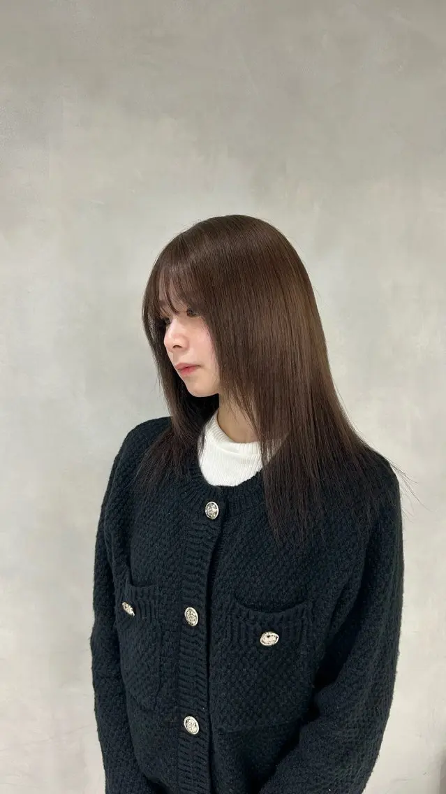 【🌸うる艶カラー🌸】ワンカラー➕クイックトリートメント🫧の写真