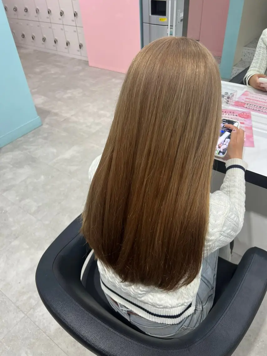 カラー ミルクティー・透明感 🏹REN🏹のヘアスタイル