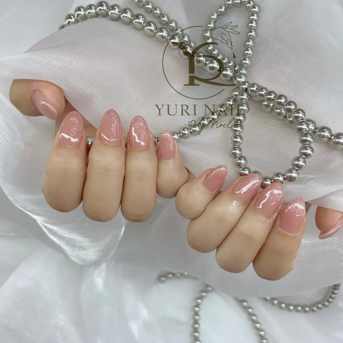 ネイル チークネイル フットネイル フレンチネイル グラデーション キラキラネイル ハンドネイル フットネイル ハンドケア YURI Nail Funabashiのネイルデザイン