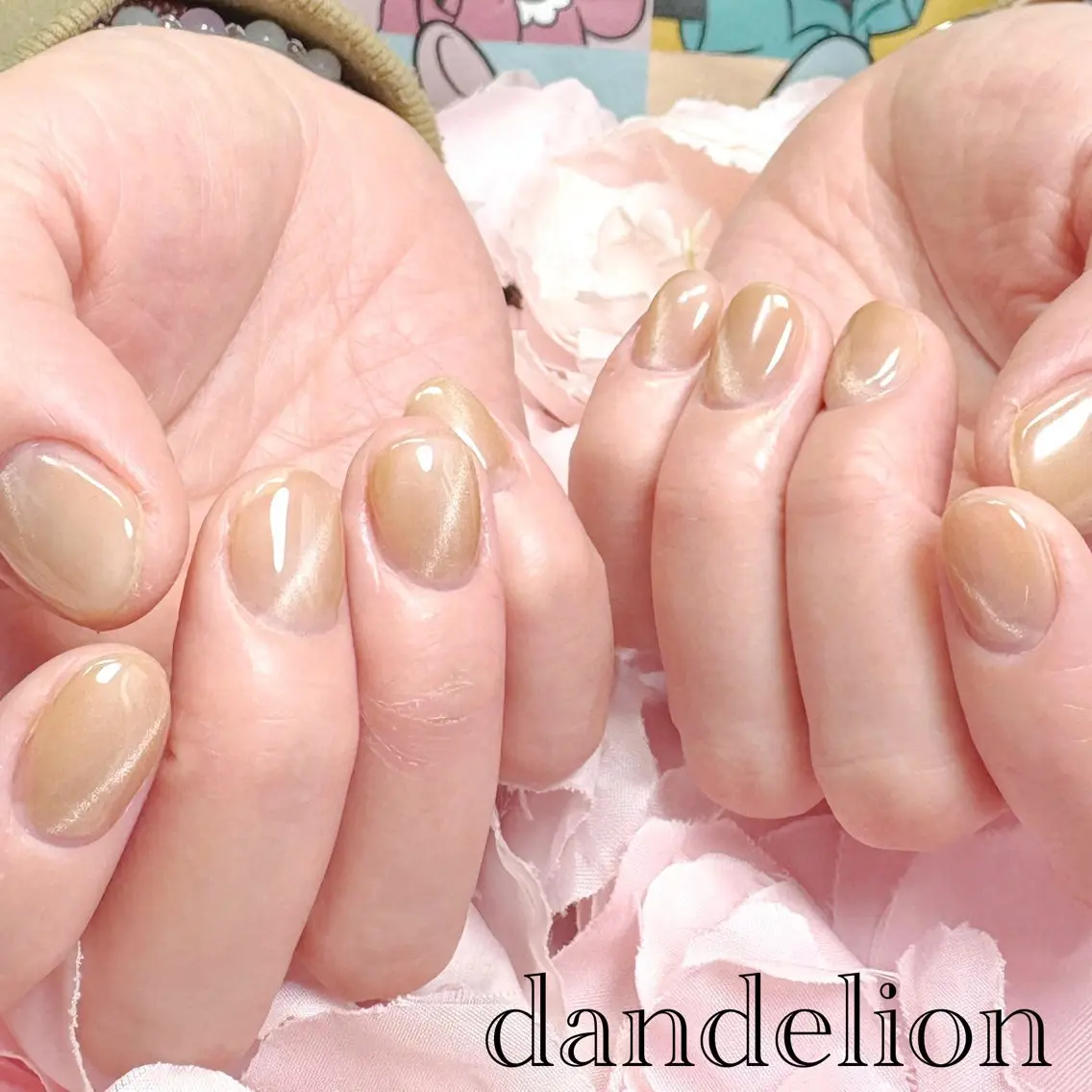 ネイル ハンドネイル ハンドケア dandelion ダンデライオンのネイルデザイン