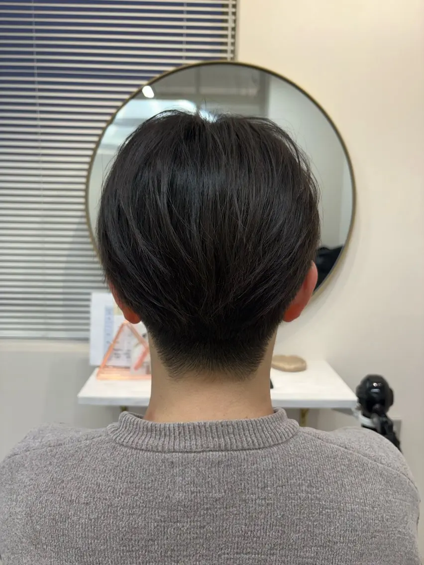 ショート カット ヘッドスパ 𝜗𝜚cocoro 韓国𝜗𝜚のヘアスタイル