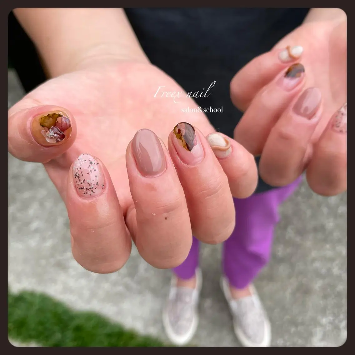 ネイル ニュアンスネイル ハンドネイル ハンドケア freex nail /ニュアンス/個性派のネイルデザイン
