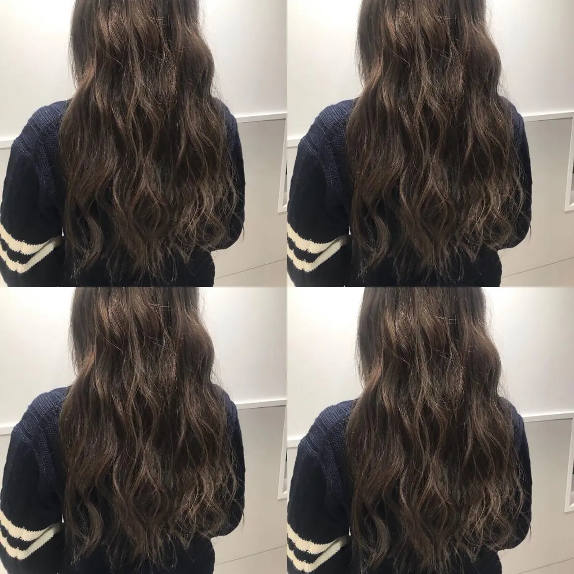 ロング カラー 小栗 麻衣のヘアスタイル