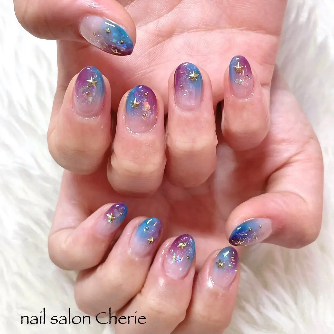 ネイル グラデーション nail salon Cherieのネイルデザイン