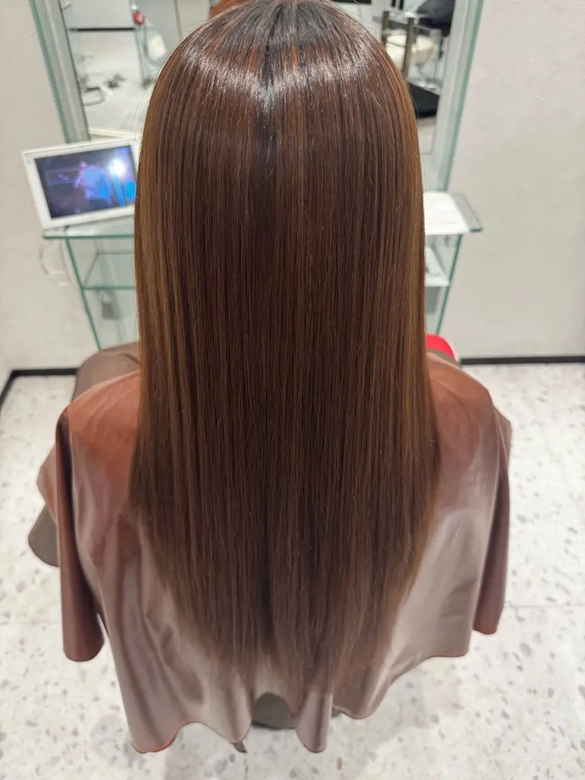ロング 縮毛矯正 マサナリ 名古屋/金山のヘアスタイル