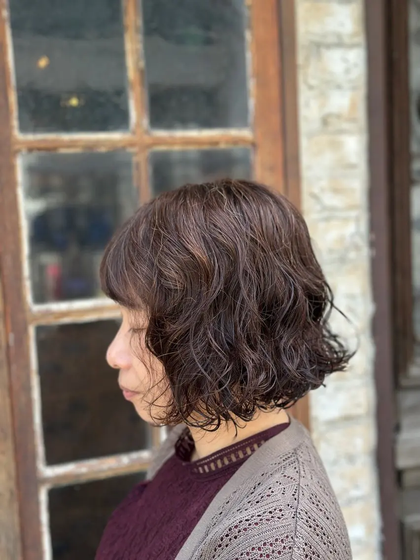【マンネリ解消】カット&パーマの写真