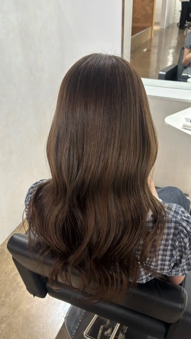 カラー ベージュカラー 透明感カラー ミント ミントベージュ デート ヘアカラー トリートメント miyon/ RINOA🇰🇷のヘアスタイル