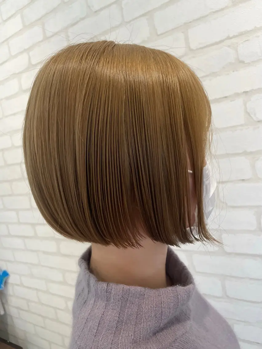 ショート カラー ボブ ✨艶髪ショート✨ 木場　裕由毅のヘアスタイル