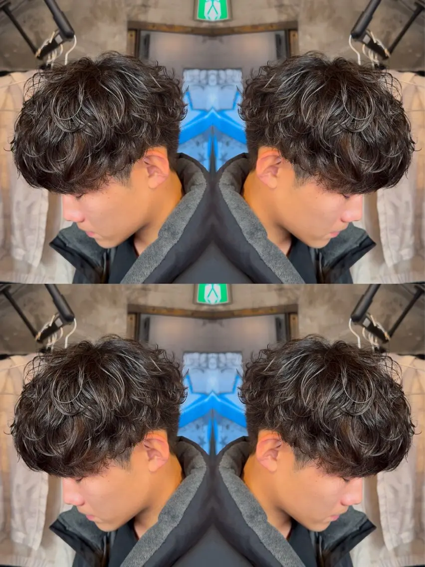パーマ メンズ メンズブリーチ メンズパーマ メンズツイストパーマ 刈り上げ ニュアンスパーマ カット パーマ ヘッドスパ 🔥メンズ特化🔥 パーマ🔥カメイのヘアスタイル