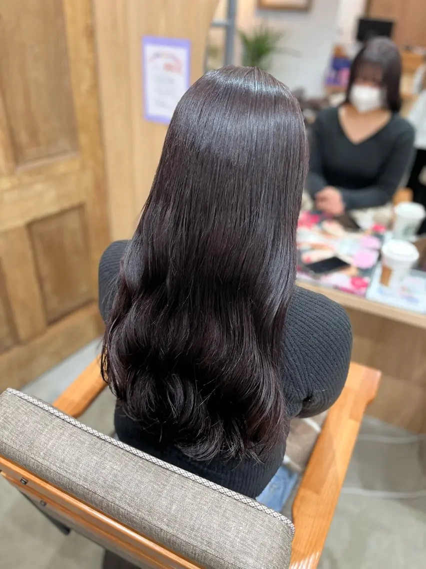 ロング カラー レッドカラー ヘアカラー 髪質改善/艶髪🫧 ｼｽﾞｸ🦥🌿のヘアスタイル