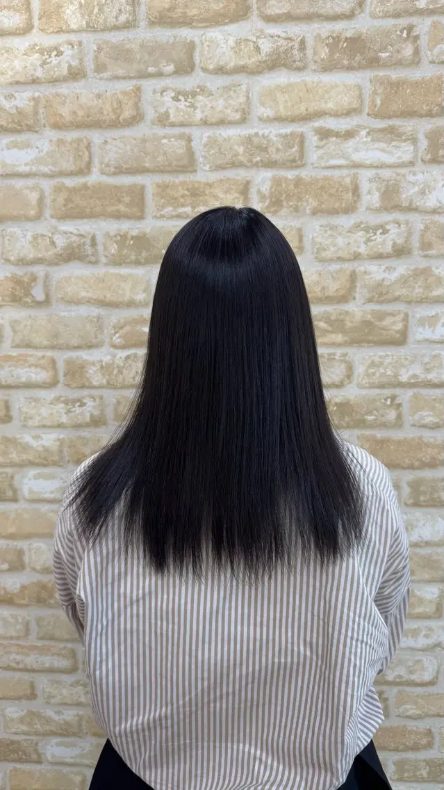 ミディアム 縮毛矯正 英斗 ひでとのヘアスタイル