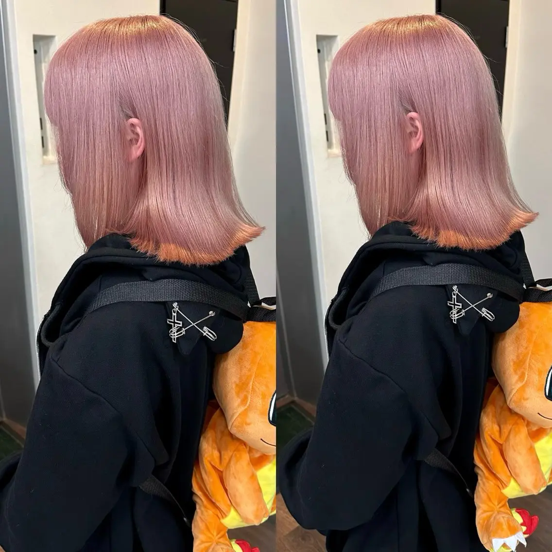カラー ブリーチ ブラウンカラー 透明感カラー デザインカラー ダブルカラー ヘアカラー slit kokoroのヘアスタイル