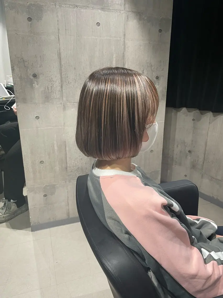 ショート カラー ヘアカラー トリートメント 🫧透明感/美髪🫧 Hiroakiのヘアスタイル