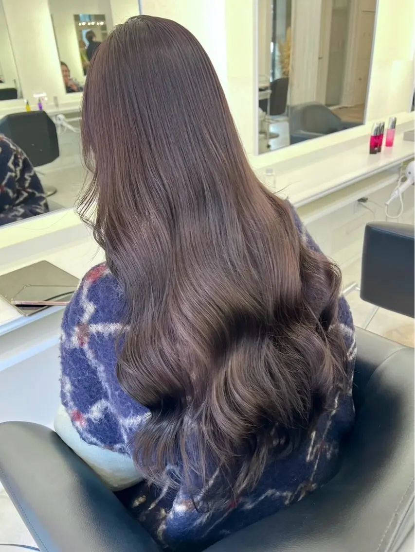 ロング カラー Parve Mix 森 美遥🩶のヘアスタイル