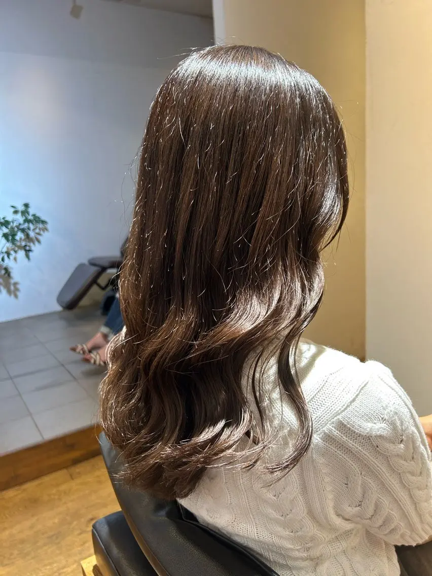 セミロング カラー カット ヘアカラー メンズカット /ボブ/ショートボブのヘアスタイル
