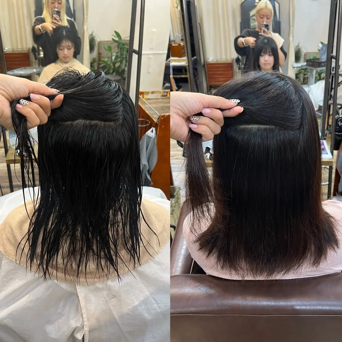 ロング 縮毛矯正 ✩.*˚こなね /ブリーチカラー募集のヘアスタイル