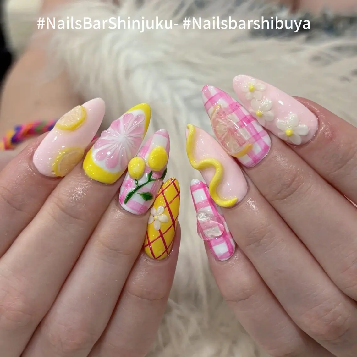 ネイル チークネイル フレンチネイル ラメ(グリッター) マグネットネイル ニュアンスネイル NAILS BAR SHINJUKUのネイルデザイン