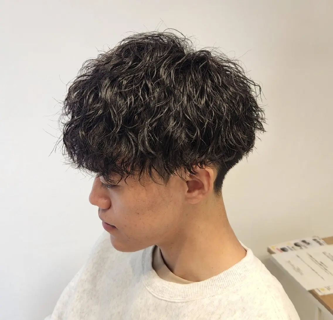 ショート パーマ メンズ 【イケメン風パーマ】 SHOFYのヘアスタイル