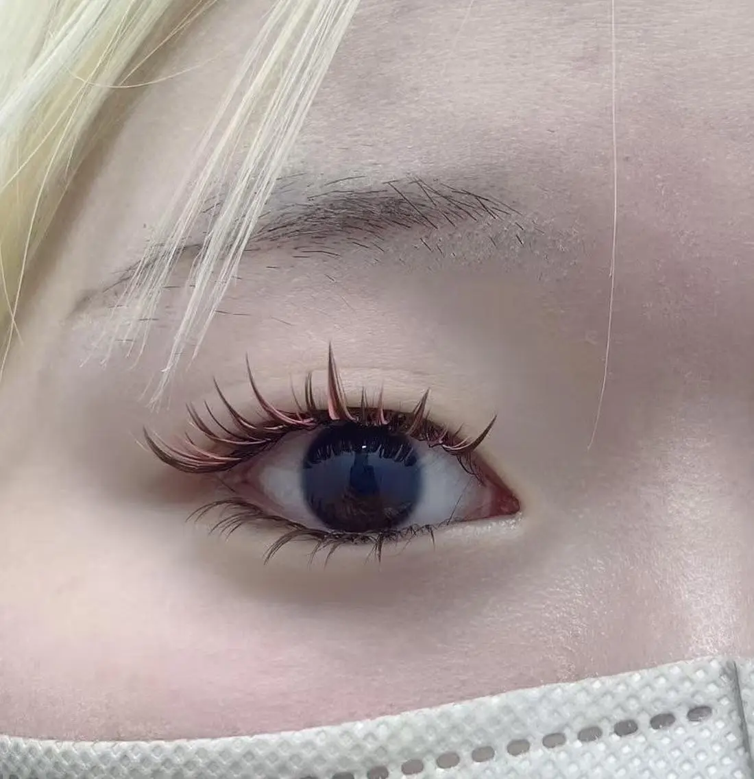 マツエク・マツパ バインドロック 束感まつ毛 フラットラッシュ 韓国風マツエク 下まつげエクステ Haru💖Eye lash🌻日暮里店のマツエク・マツパデザイン