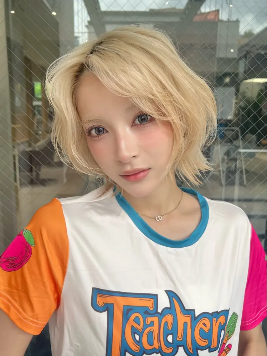 ショート カラー ⟡ボブ⟡レイヤー⟡ MINX岩下愛翔のヘアスタイル
