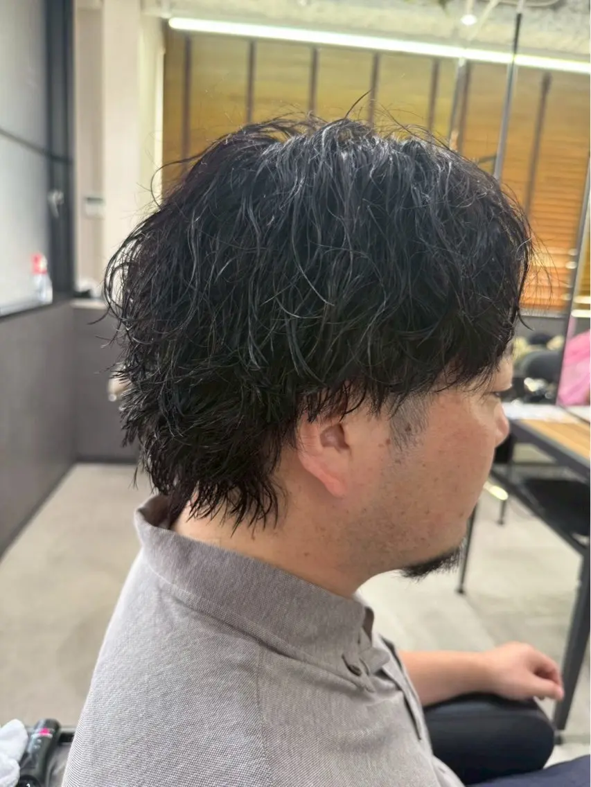 【人気No.1⭐️】カット+パーマ+眉毛Wax💥¥11000の写真