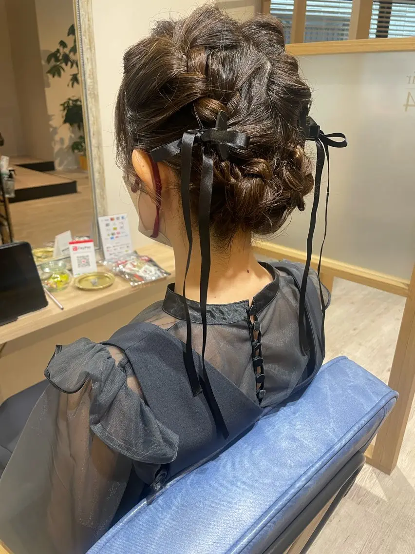 ミディアム ヘアセット Connect Rumiのヘアスタイル
