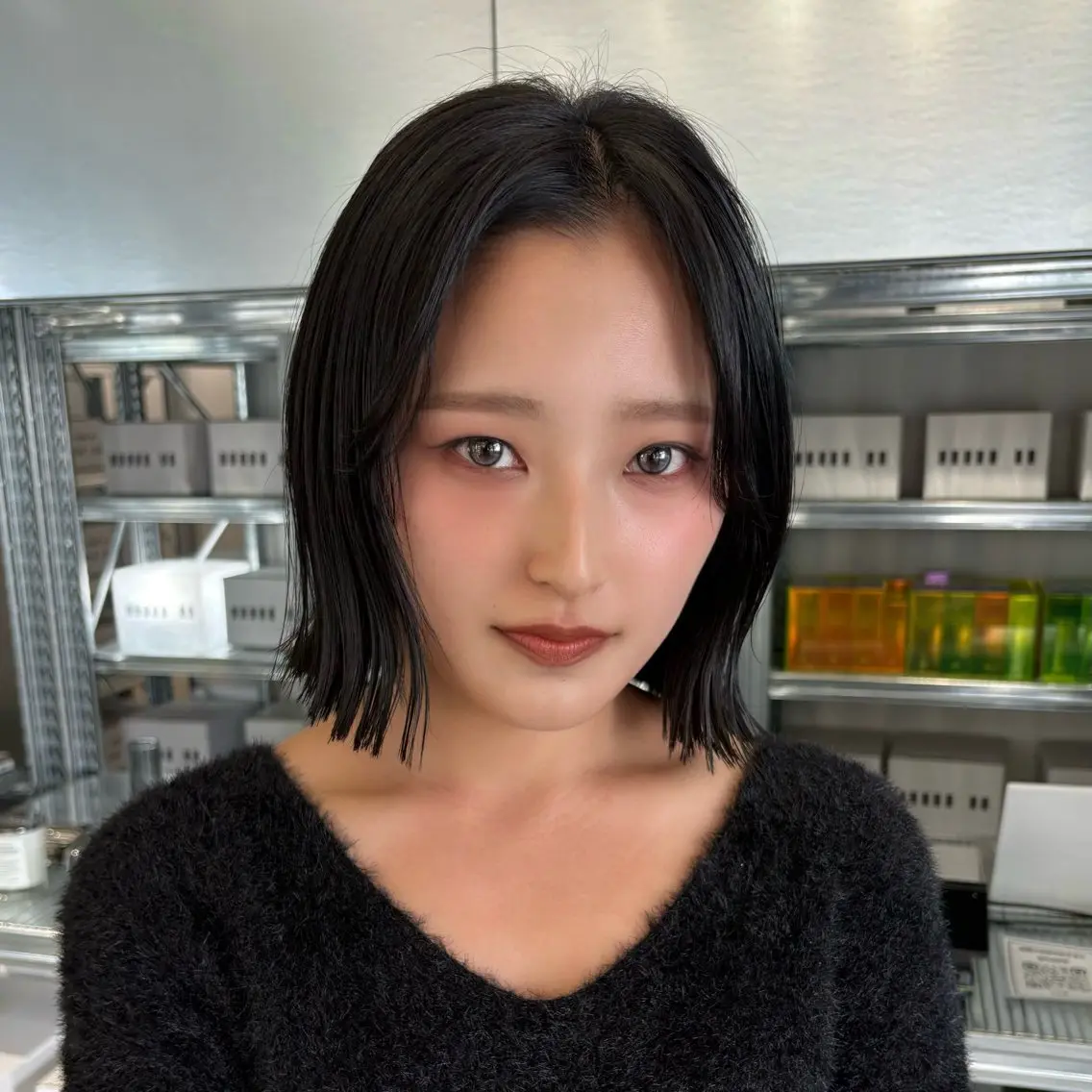 ショート カラー カット ヘアカラー トリートメント ✨縮毛矯正/ボブ✨ 佐藤 さくらのヘアスタイル