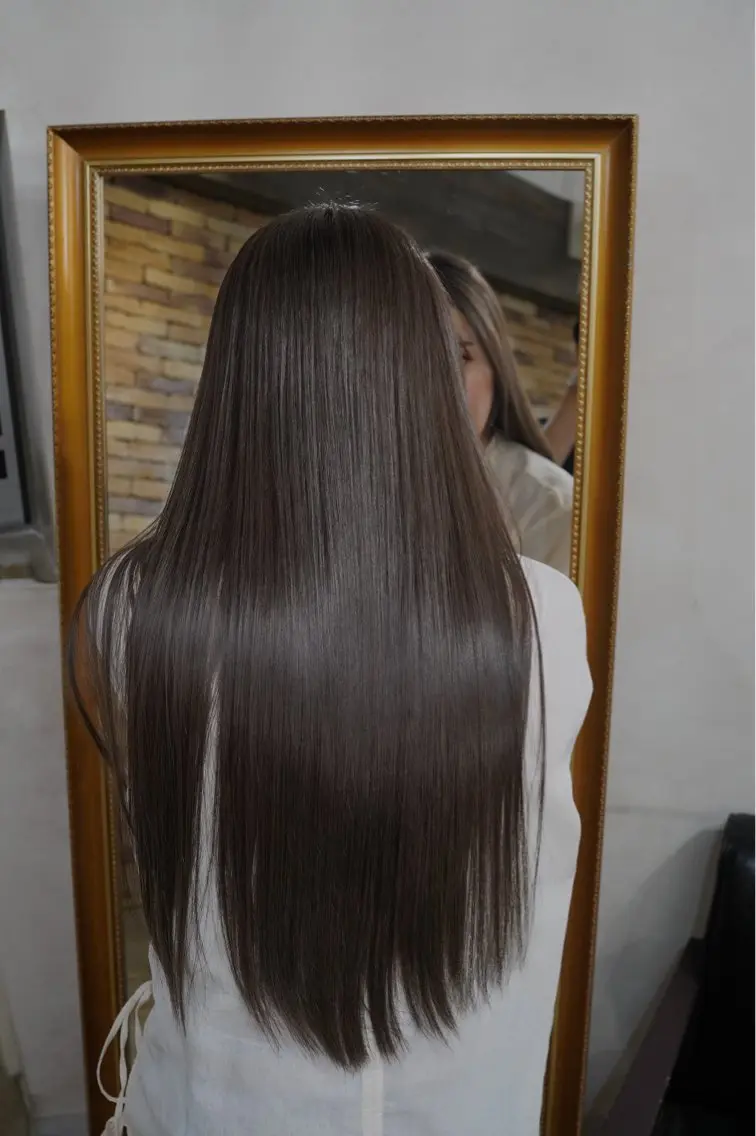 カラー ヘアカラー ブリーチなし透明感 のプロ松村 潤のヘアスタイル