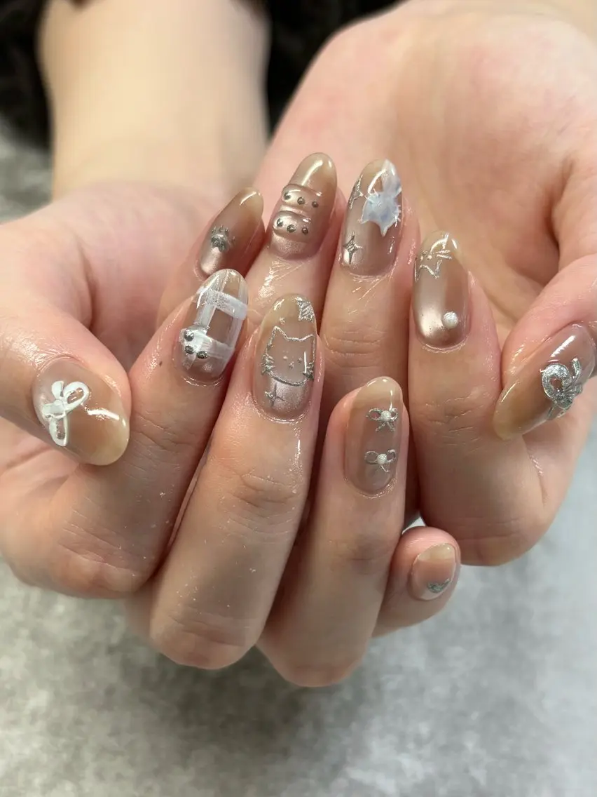 ネイル ハンドネイル FIORITURA Maikoのネイルデザイン