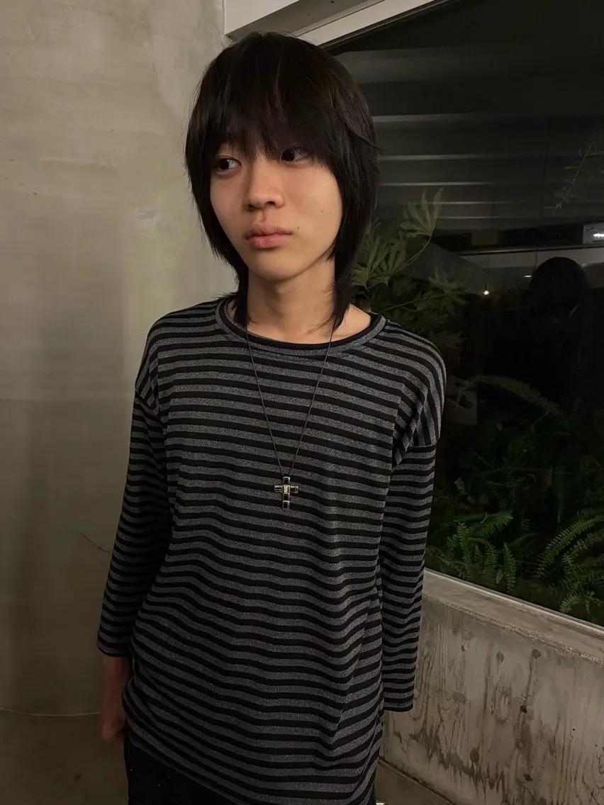 ミディアム メンズ bob リョウタのヘアスタイル