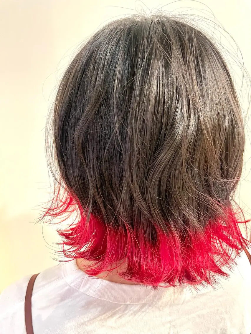 ショート カラー ヘアカラー 《インナーカラー》 YAMADAのヘアスタイル