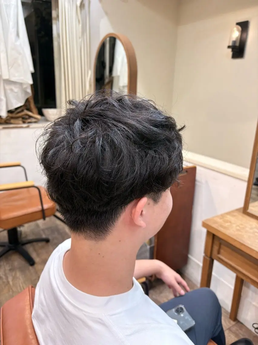 パーマ メンズ メンズパーマ カット パーマ 🌻 miyu🌻のヘアスタイル