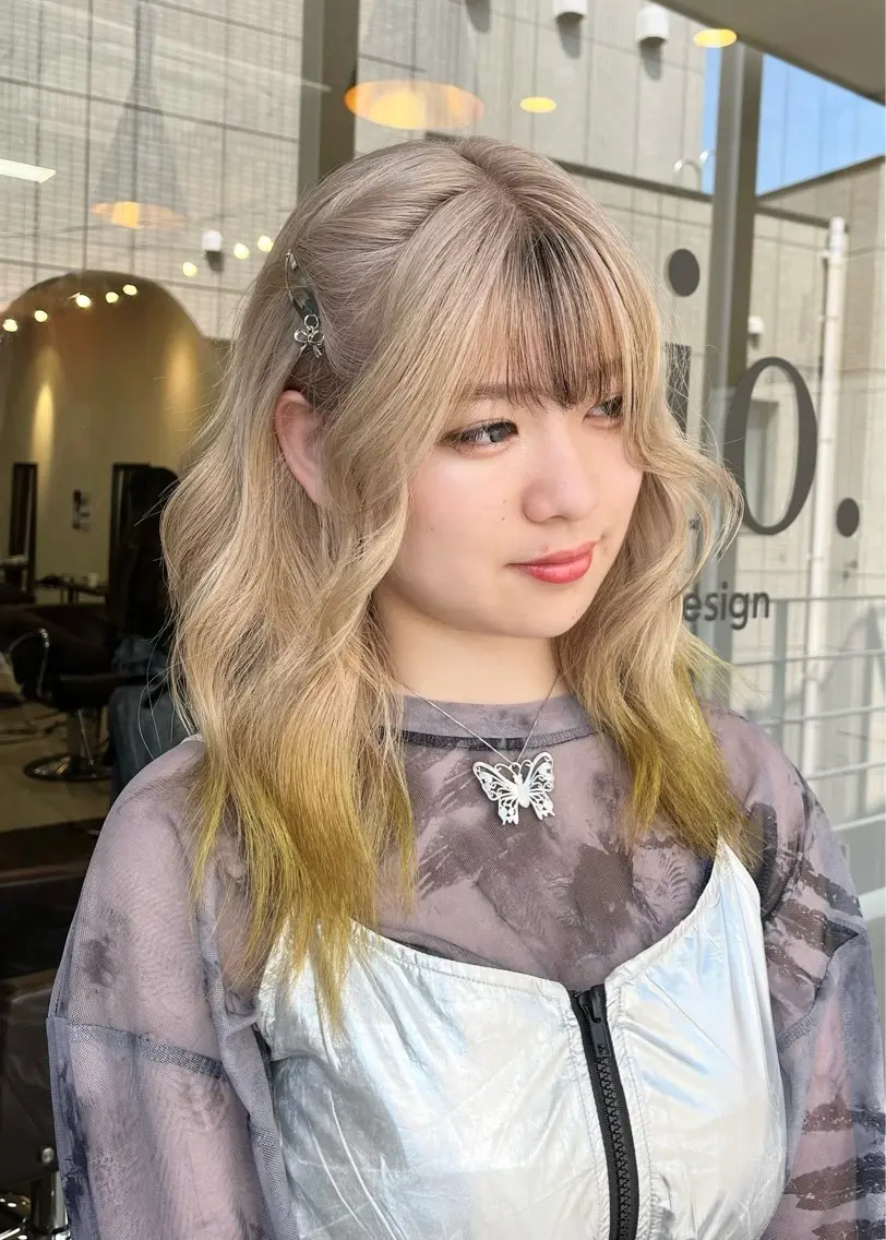 【撮影モデル様限定】ダブルカラー+カット+トリートメントの写真