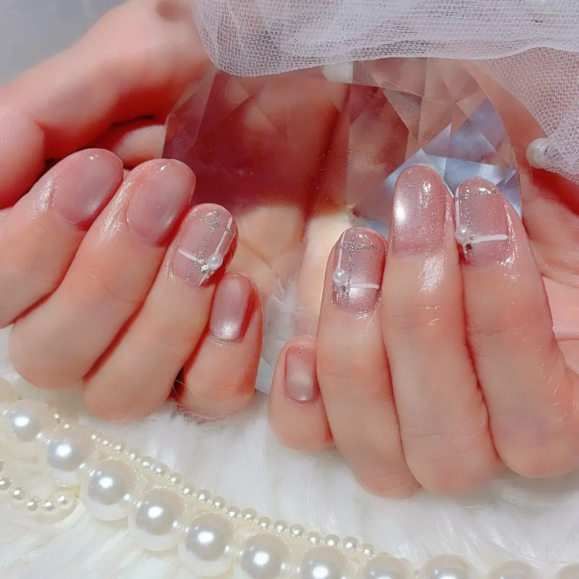 ネイル フットネイル ジェルネイル マグネットネイル 持ち込み パラジェル ハンドネイル Nail×Lani 深爪矯正対応◎のネイルデザイン