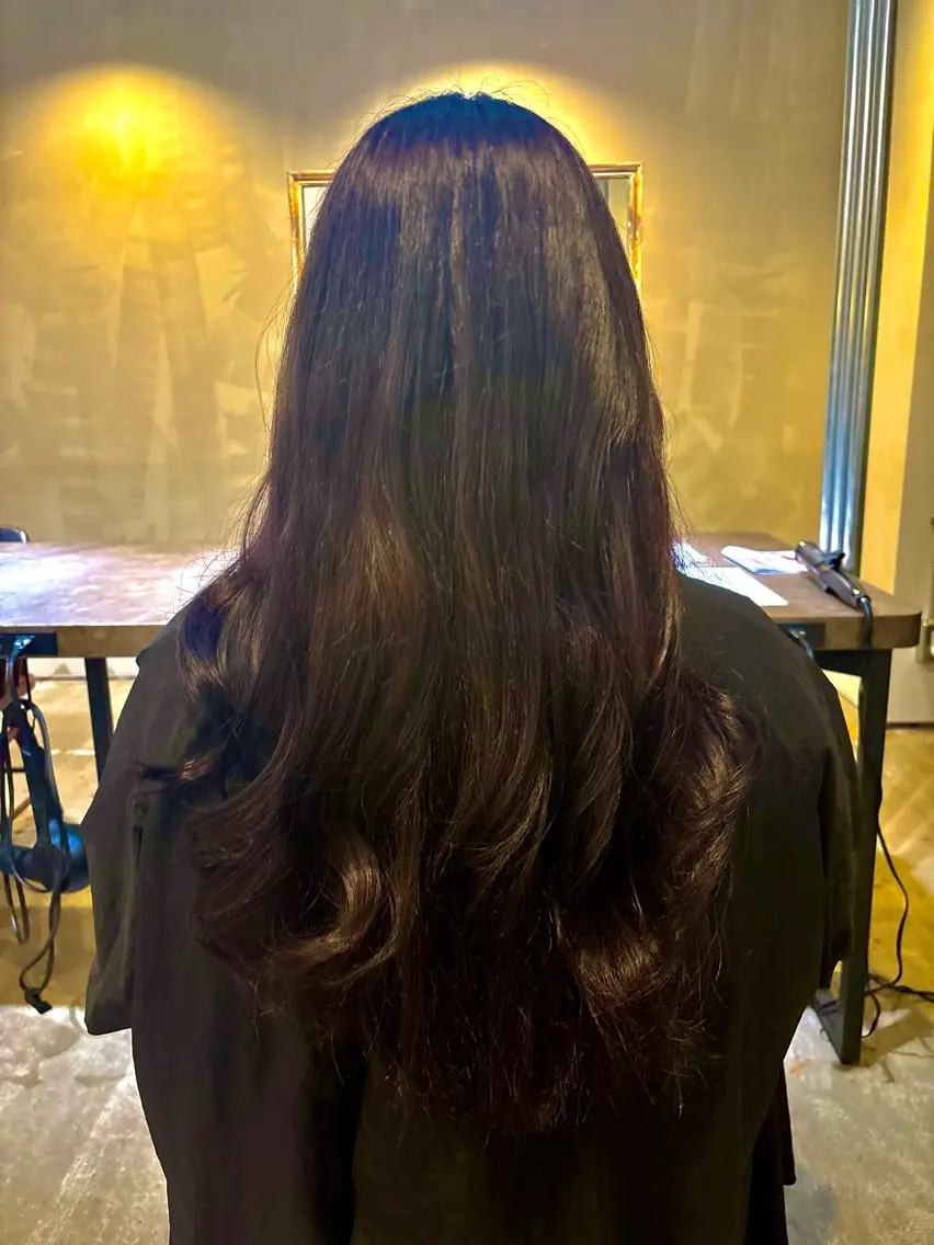 ロング カラー ぬまお りあのヘアスタイル