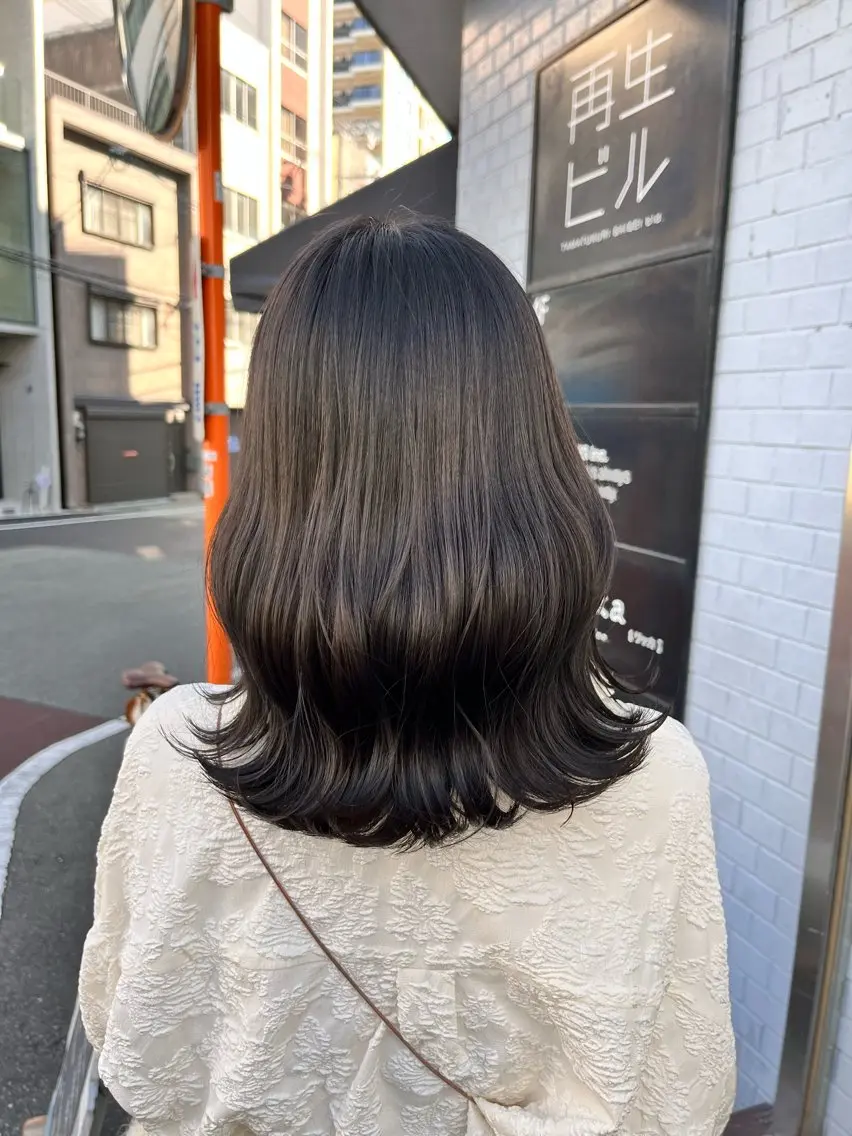 セミロング 藤倉なつみ /玉造のヘアスタイル