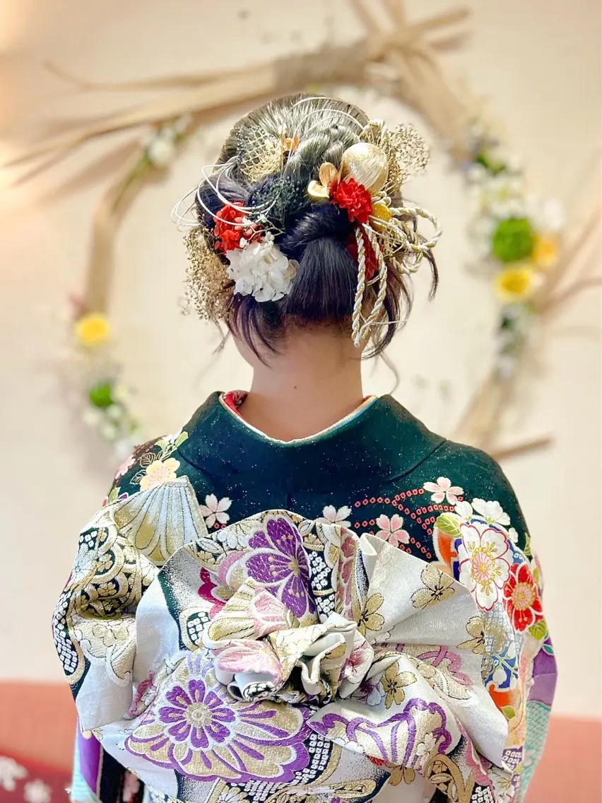 振袖ヘアセット+着付け※成人式卒業式不可の写真