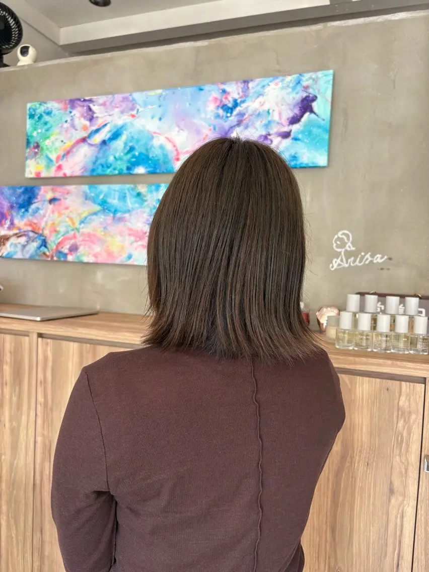 ショート ヘアカラー 安谷屋 こはるのヘアスタイル