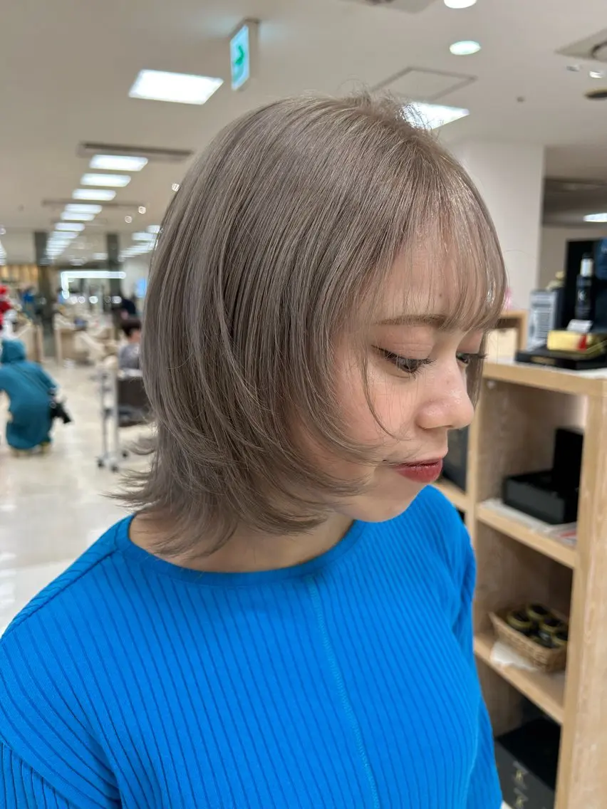 カラー 💜暖色系カラー/ ブリーチカラー💜のヘアスタイル