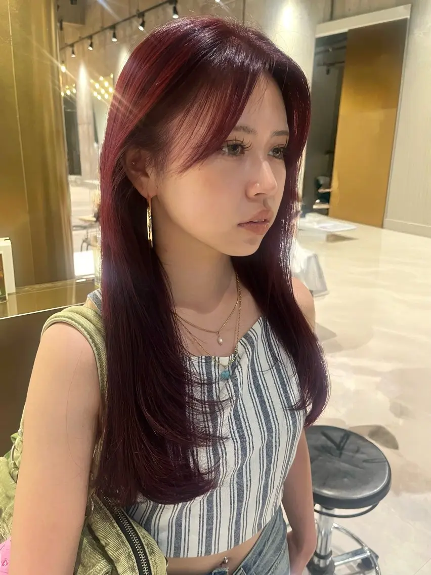 ロング カラー ヘアカラー haruka kobayashiのヘアスタイル