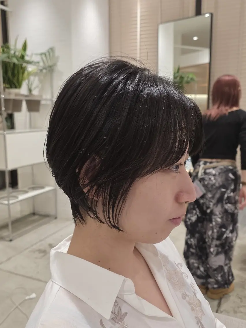 ショート カット トリートメント ✂髪質改善ストレート NO.1 深澤 颯斗のヘアスタイル
