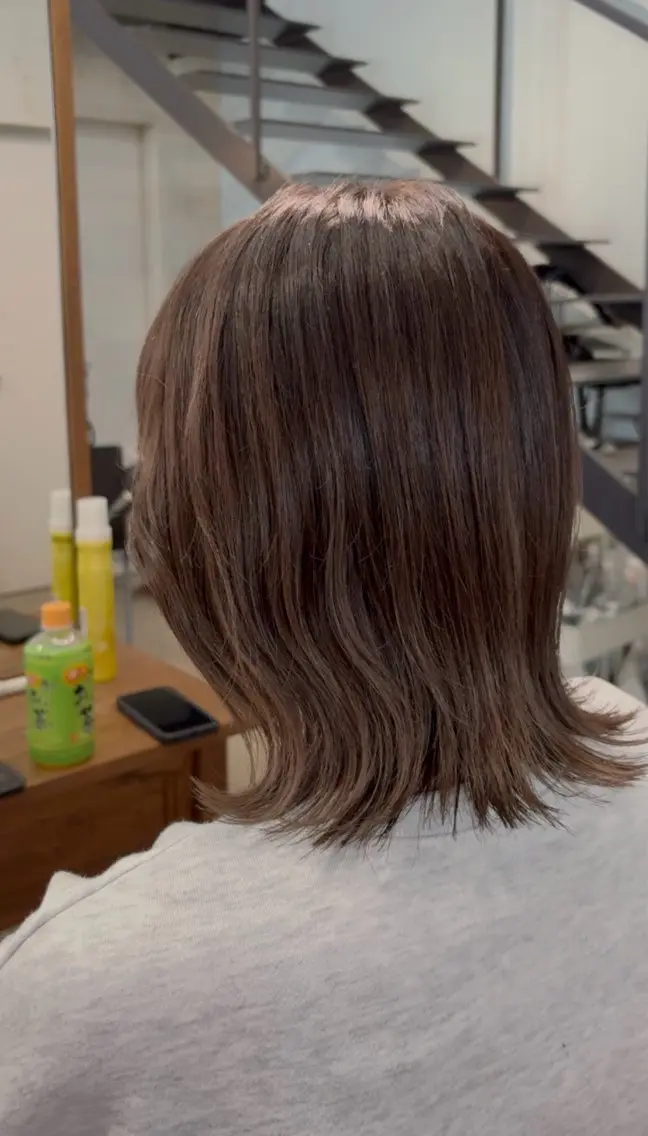 ミディアム カット ヘアカラー トリートメント SONO 【一宮】のヘアスタイル