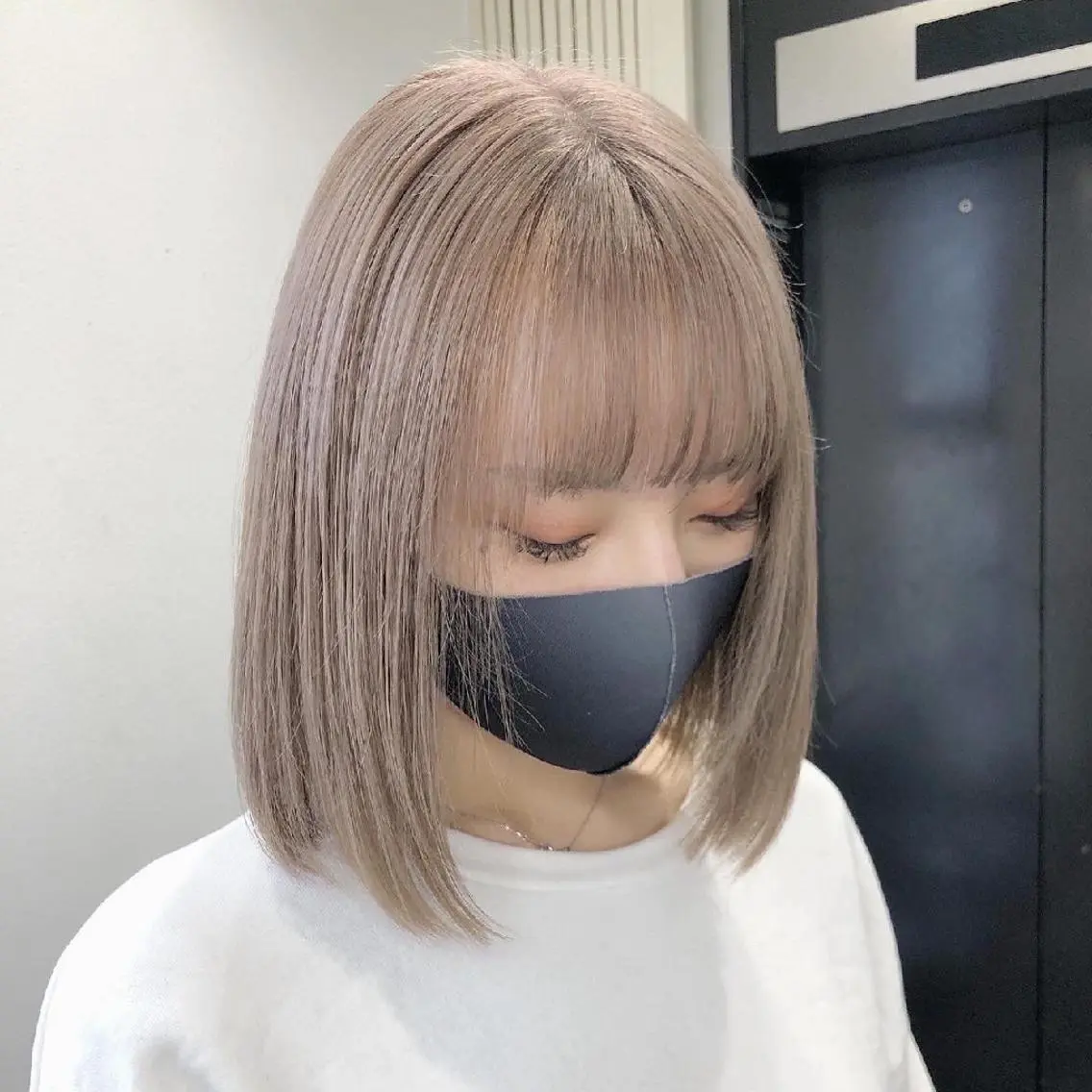 ショート カラー ヘアアレンジ 透明感/レイヤー 🇰🇷tomonaのヘアスタイル