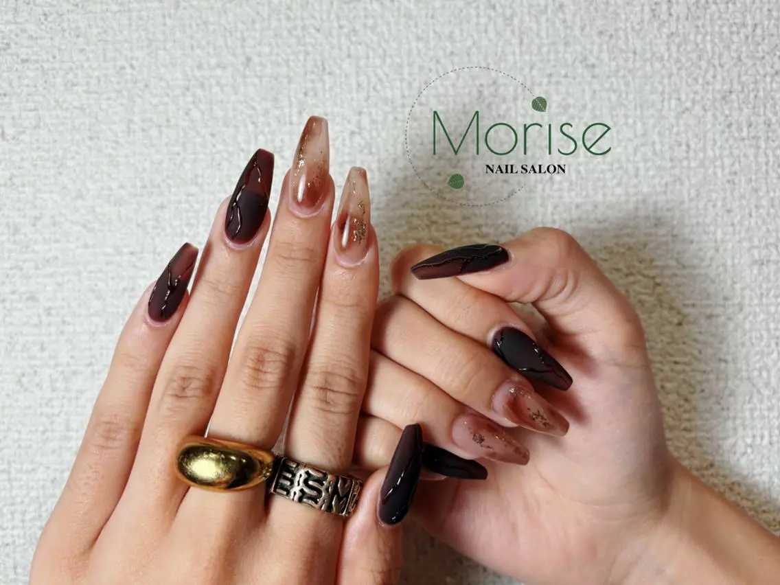 ネイル 長さ出し フレンチネイル ジェルネイル ガラスフレンチ 韓国ネイル MoriseNail Jr研修💜はるかのネイルデザイン