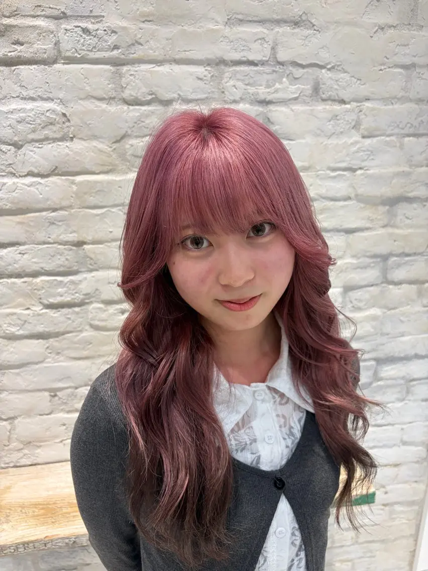 ロング カラー ヘアカラー 石塚 光流のヘアスタイル