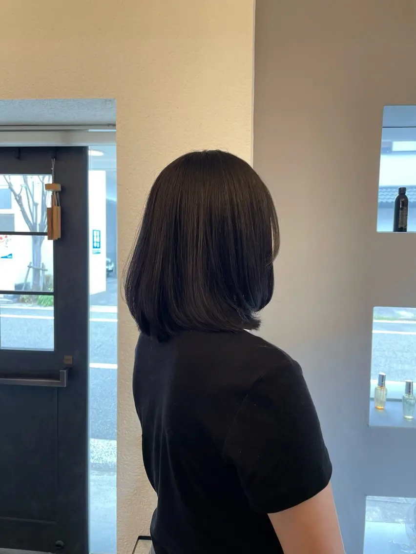 ミディアム 吉富 博美のヘアスタイル