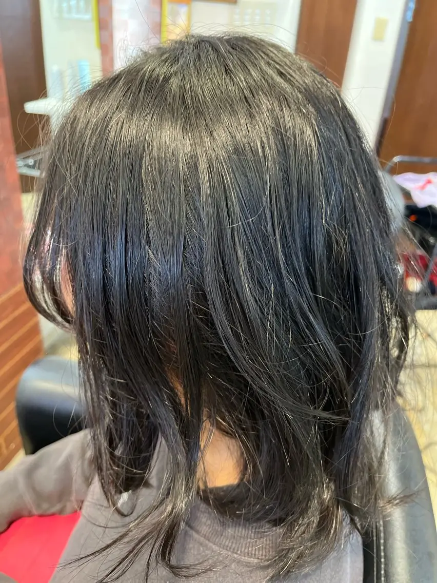 ミディアム 学生 織田 英之のヘアスタイル
