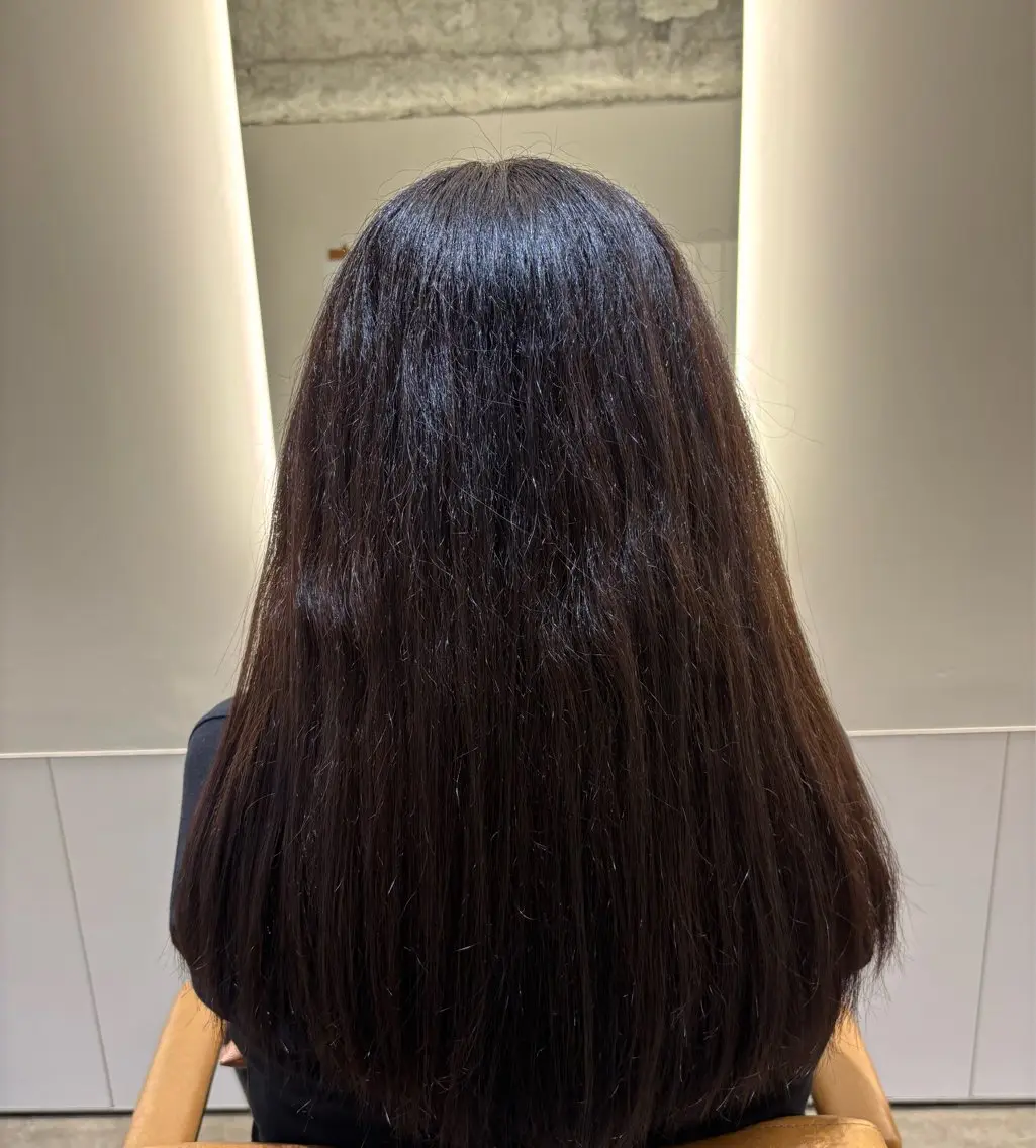ロング カラー みはな 縮毛矯正のヘアスタイル