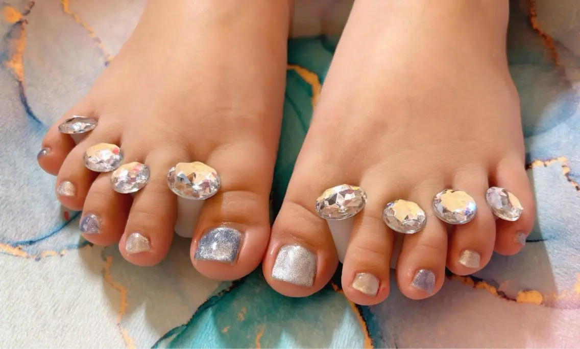 ネイル フットネイル マグネットネイル フットネイル Nail Salon macherieのネイルデザイン